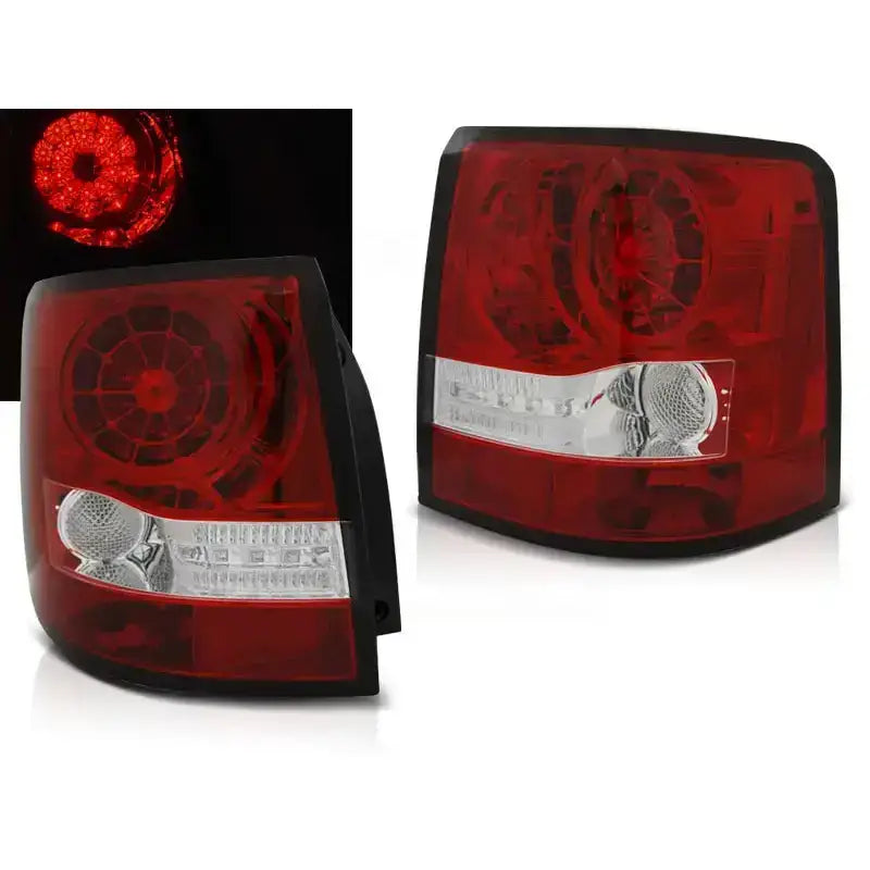 Baklykter Land Rover Range Rover Sport 05-09 Red White Led