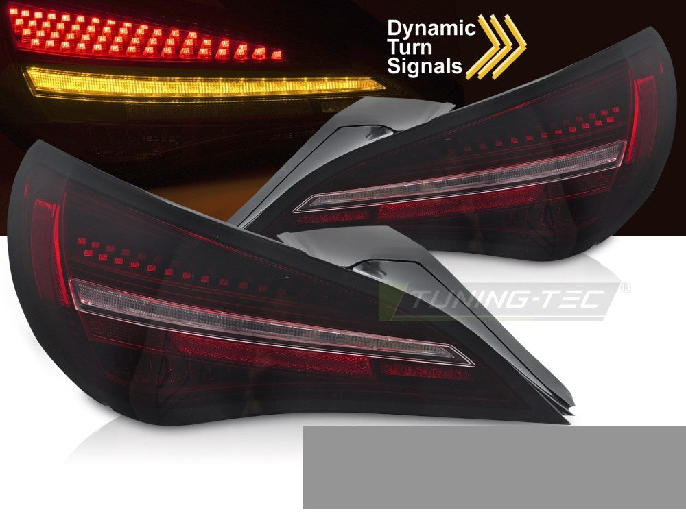 Baklykter Mercedes CLA C117 2013–2019 LED dynamisk blinklys nærbilde høyre side