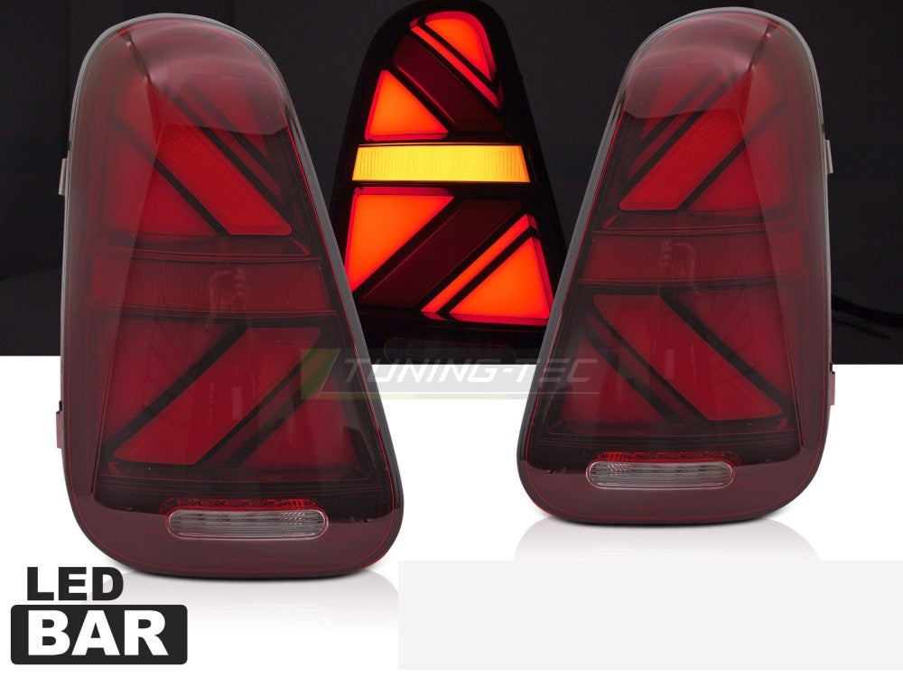 Baklykter LED rød til Mini Cooper R50 R52 R53 montert bakfra