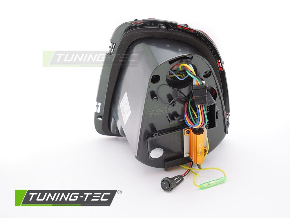 Mini Cooper R56 LED baklykter LDMC16 smoke-finish detaljbilde av lysdesign
