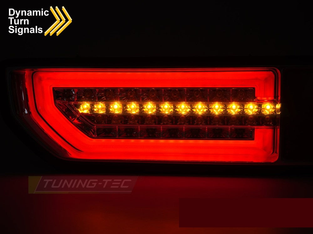Detaljbilde av LED bar baklykt i krom til Suzuki Jimny IV LDSI18