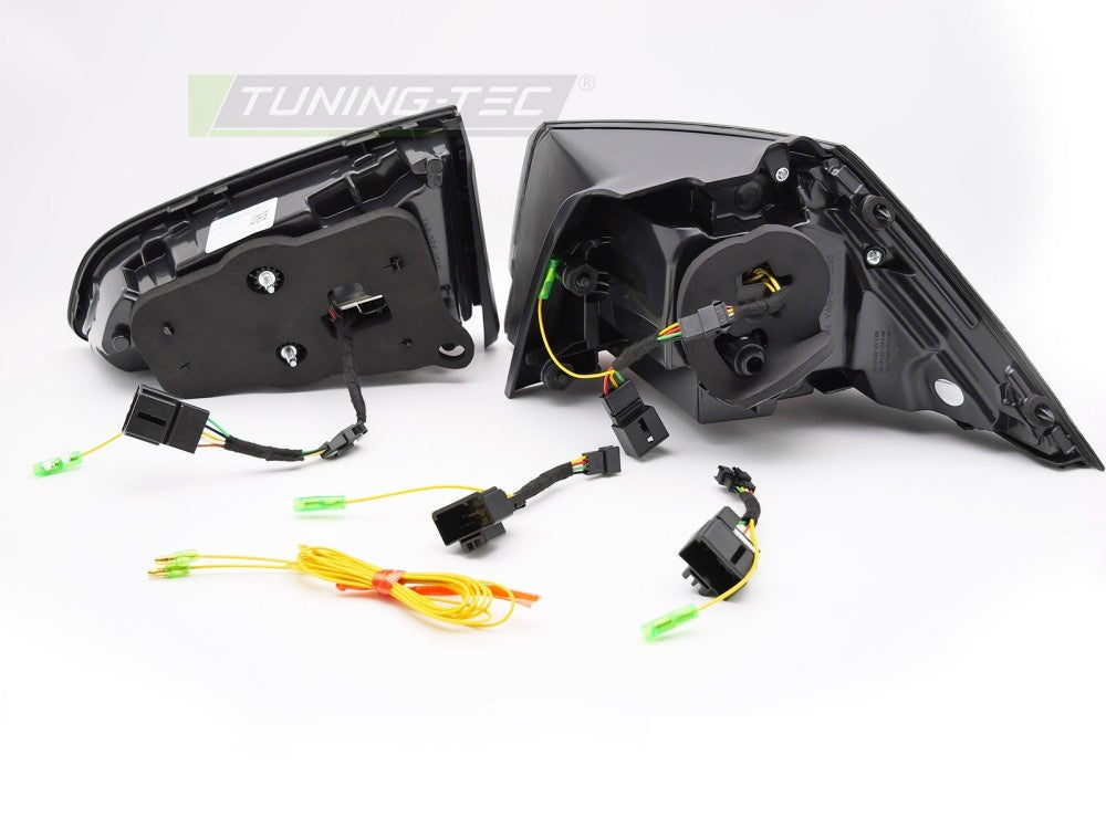 Detaljbilde sekvensiell blinklysfunksjon LED-baklykt smoke VW Golf 7 lysmønster