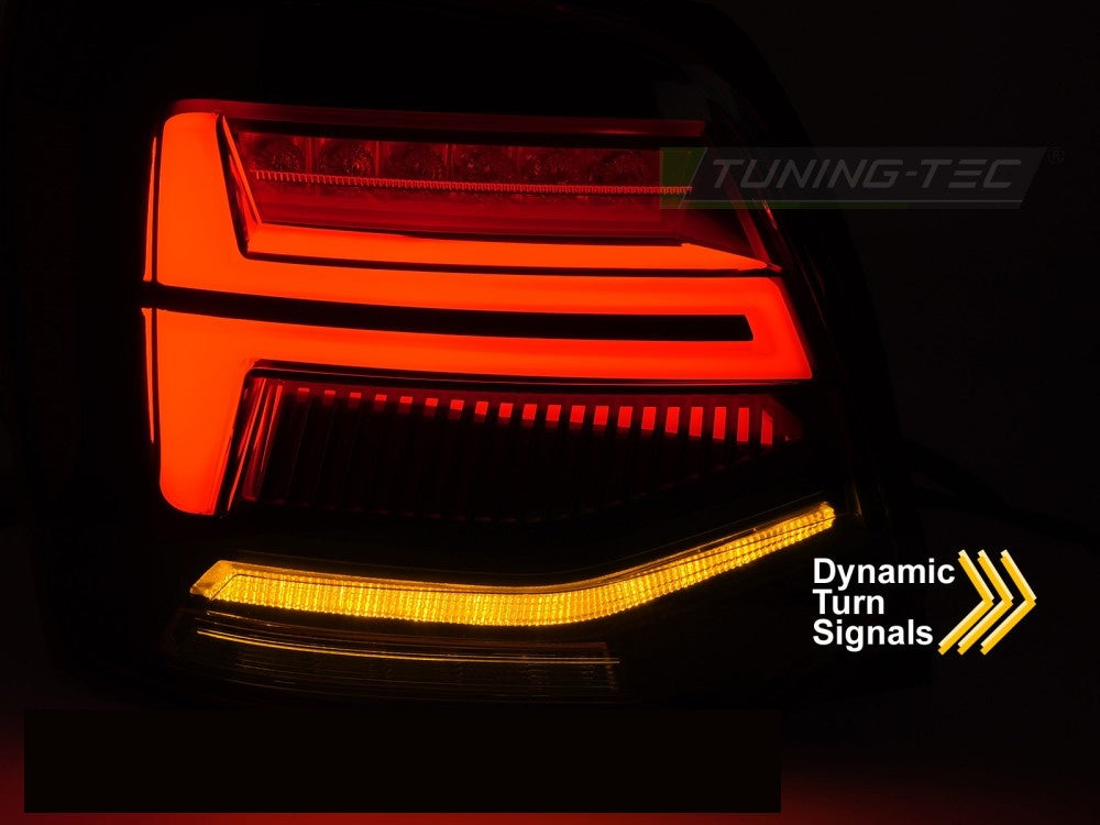 Komplett sett baklykter VW Polo V LED bar tonet finish høyre og venstre side