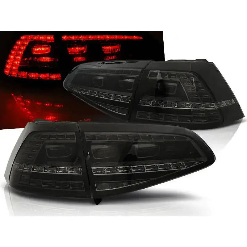 Baklykter Vw Golf 7 13- Hatchback Smoke Led Gti Look