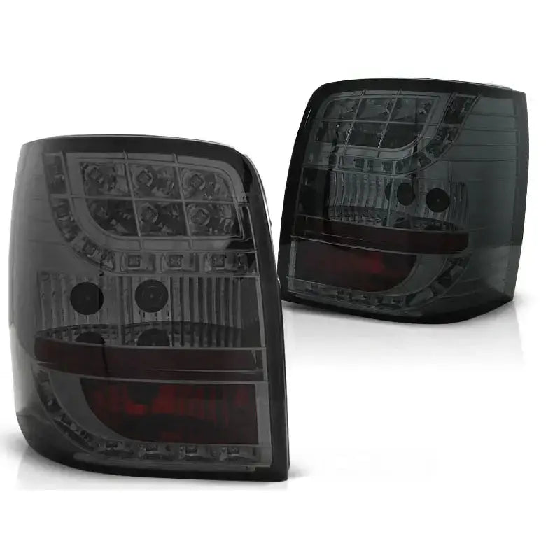 Baklykter Vw Passat B5 3BG Variant Smoke LED med mørktonet glass og synlige LED-detaljer.