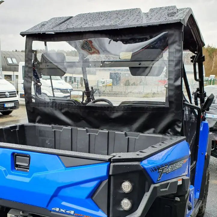 Bakpanel med Vindu til Linhai T-boss 520/550/570 Eps Svart 130x96cm