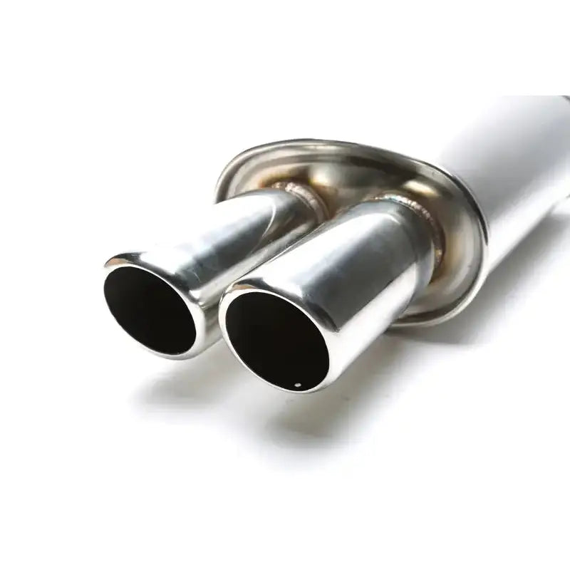 Bakre sportslyddemper universell 2 x 76 mm Ta Technix – endepipe detalj
