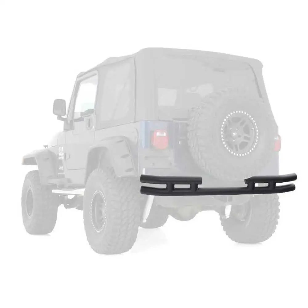 Bakre Stål Rørstøtfanger i Sort - Smittybilt for Jeep Wrangler Tj 97-06