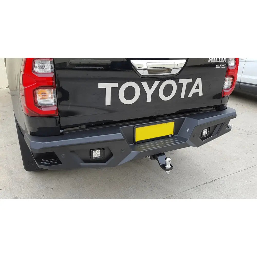 Bakre Stål Støtfanger - Toyota Hilux Revo 20-