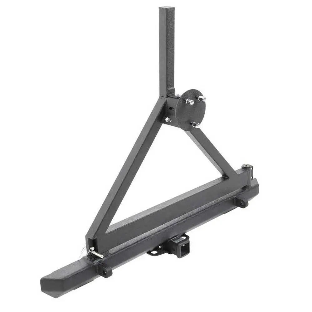 Bakre Stålrør Støtfanger med D-ringer Reservehjulholder og Krok – Smittybilt Src Classic - Jeep Wrangler Tj 97-06