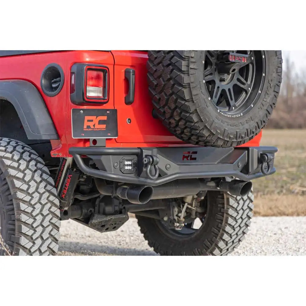 Bakre Stålrørstøtfanger med Led-lys Rough Country - Jeep Wrangler Jl 4 d 18-