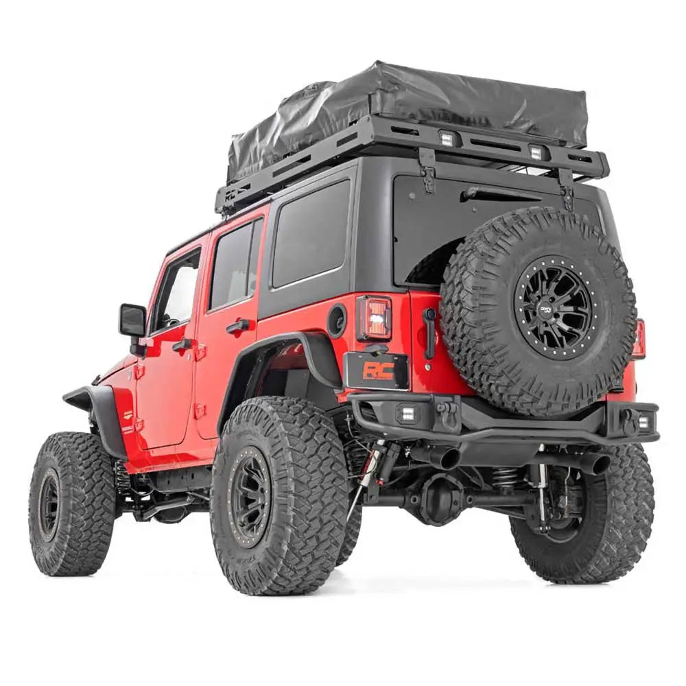 Bakre Stålrørstøtfanger med Led-lys Rough Country - Jeep Wrangler Jk 4 d 07-18