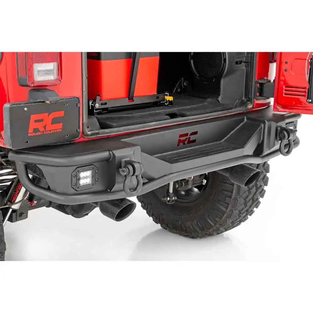 Bakre Stålrørstøtfanger med Led-lys Rough Country - Jeep Wrangler Jk 4 d 07-18