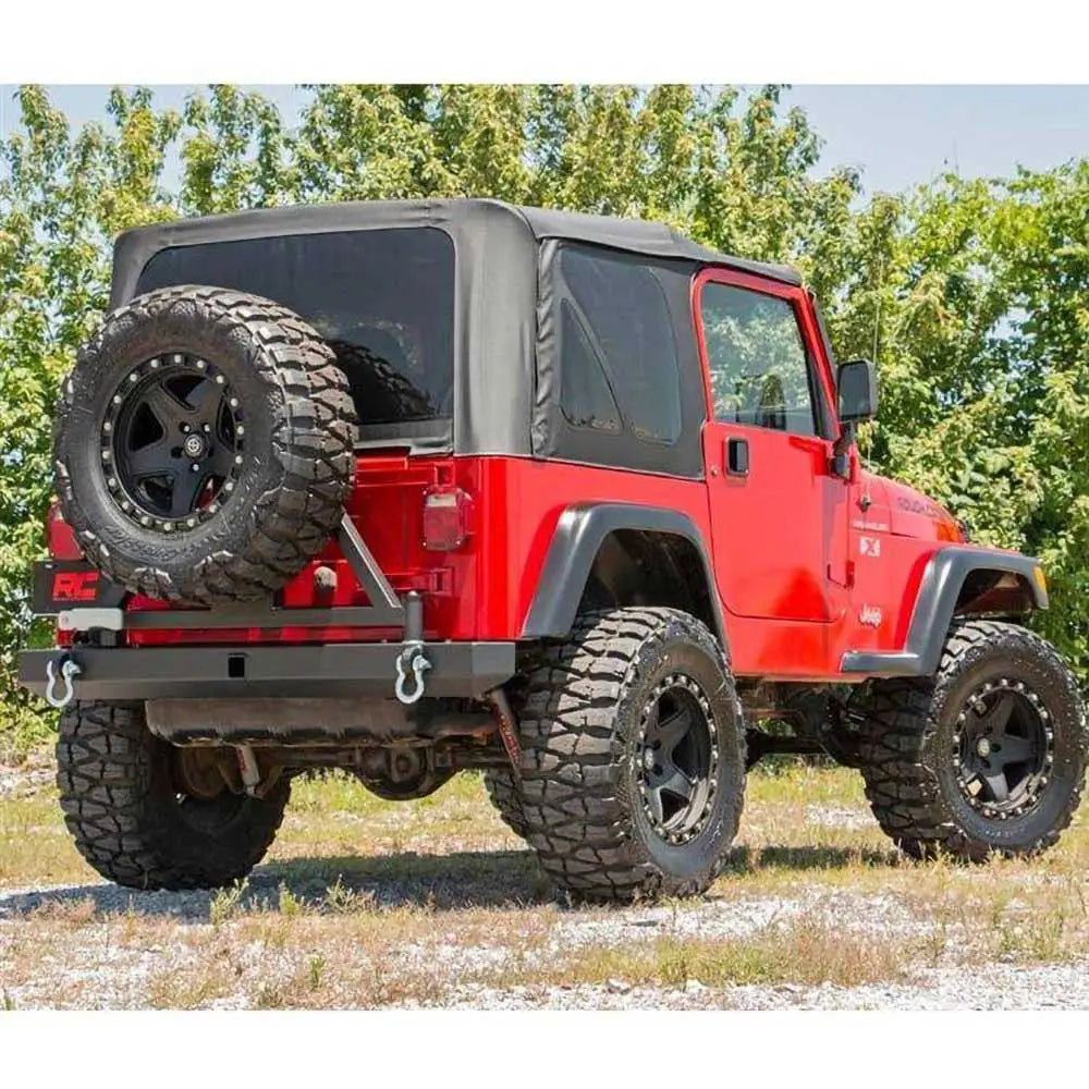 Bakre Støtfanger med Reservehjulfeste Full Rough Country - Jeep Wrangler Tj 97-06