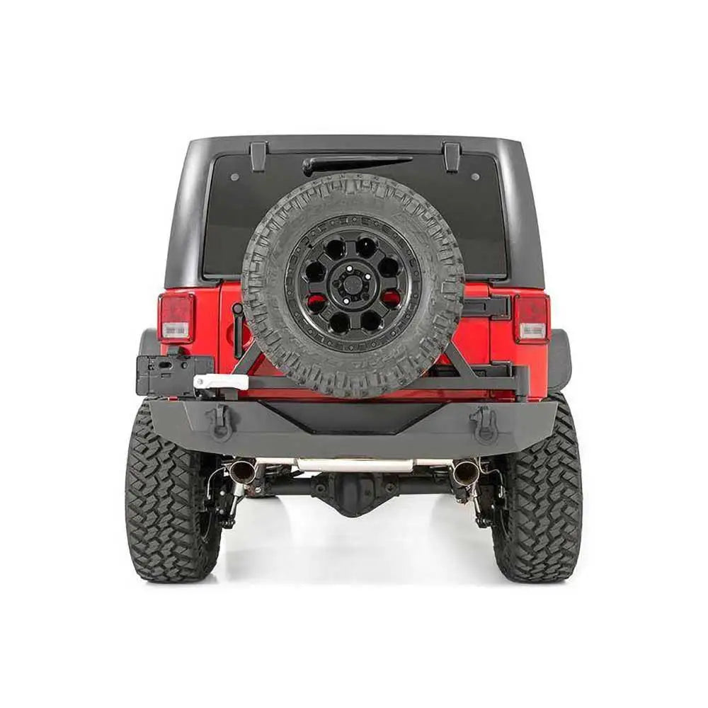 Bakre Støtfanger med Reservehjulsholder Rough Country Rock Crawler - Jeep Wrangler Jk 4 d 07-18