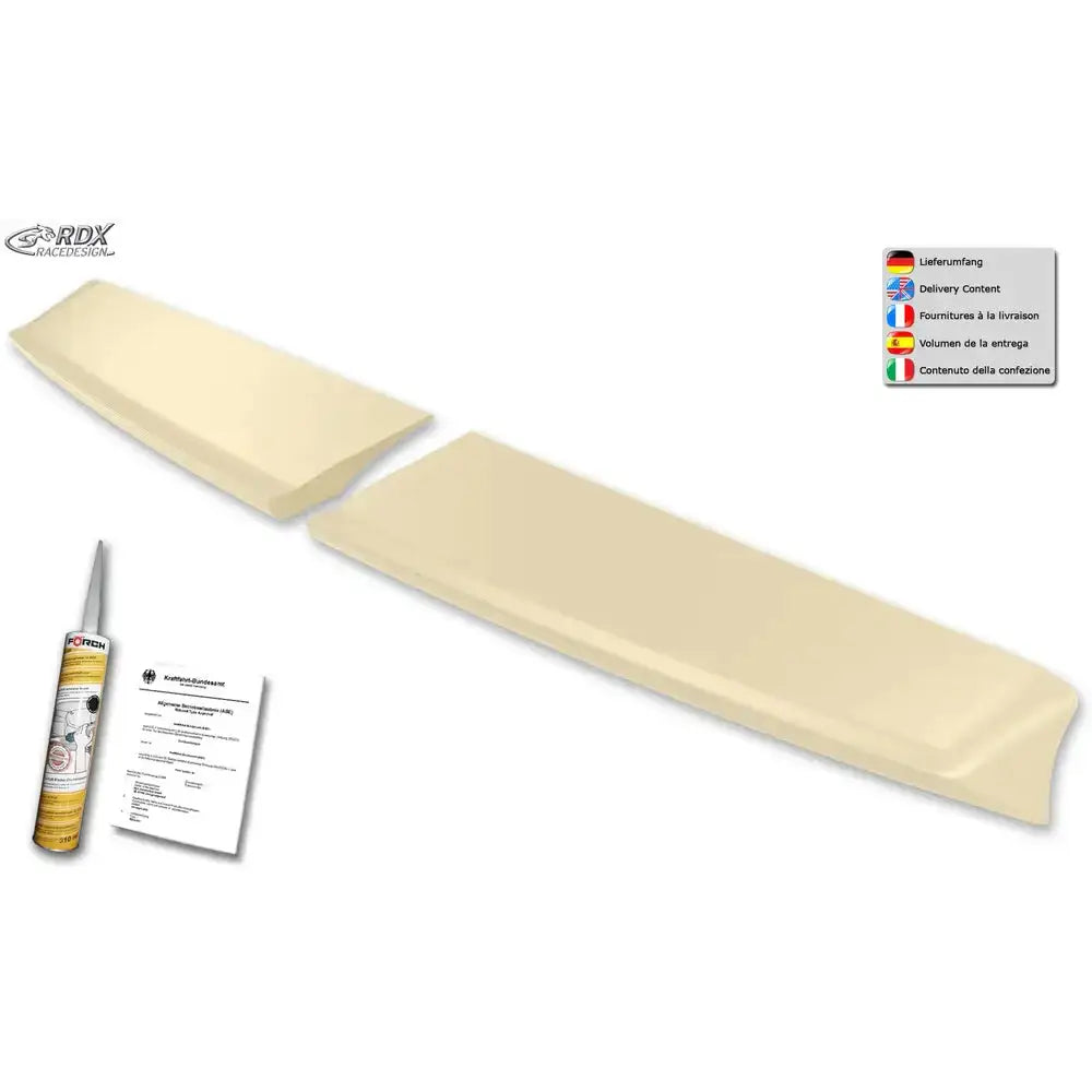 Bakrutespoiler Ford Transit Custom / Tourneo Custom 13- (barn Doors)