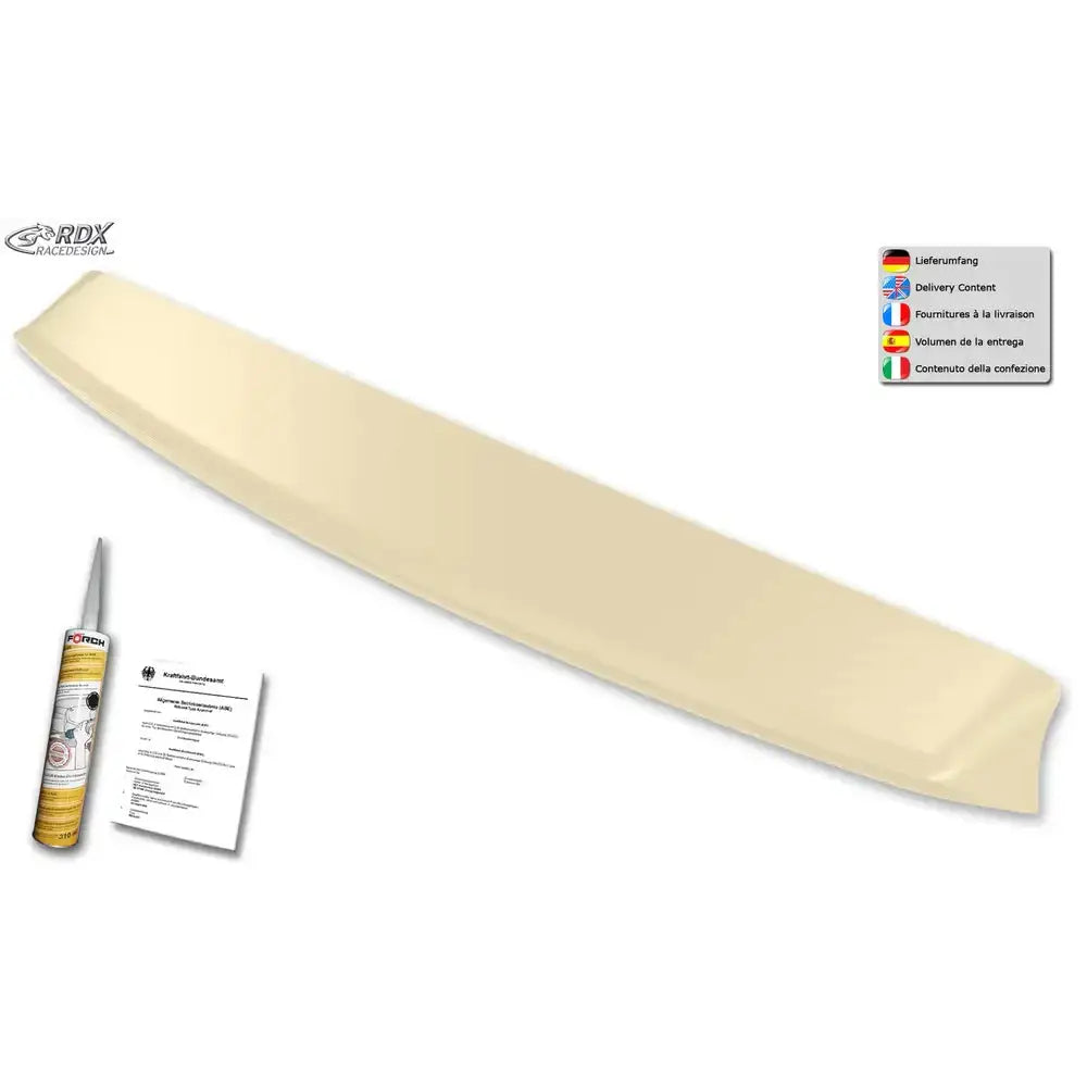 Bakrutespoiler Ford Transit Custom / Tourneo Custom 13- (single Trunk)