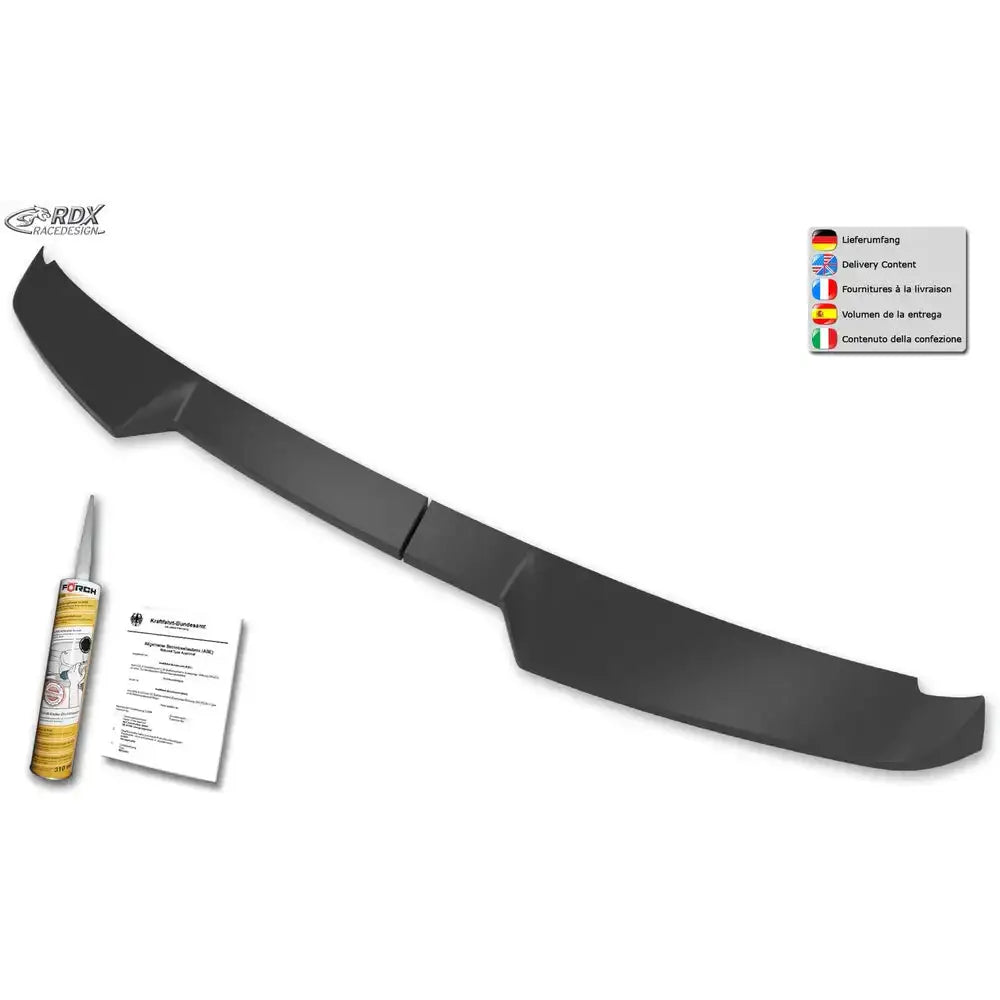 Bakrutespoiler Volkswagen Caddy 20- Sb 2k 2kn Barn Door (2 Rear Doors)