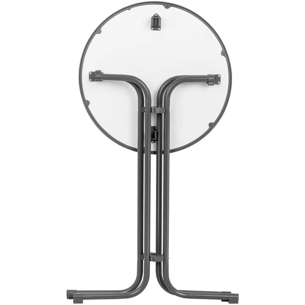 Barbord – Rundt Foldbart Svart Høyde 110 Cm ø 80 Cm.