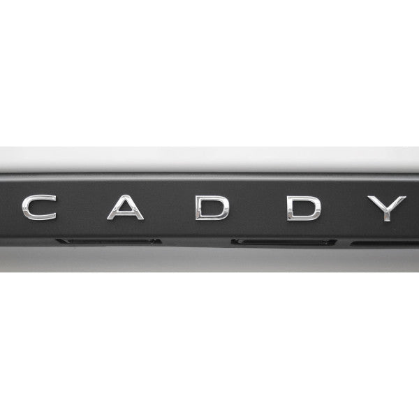 Emblem/logo til Vw Caddy 5 (SB) > Glossy Chrome i blank krom, original Volkswagen-del som passer bakluken