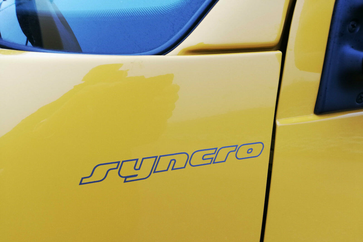 Emblem Vw Syncro T4 - sett bakfra