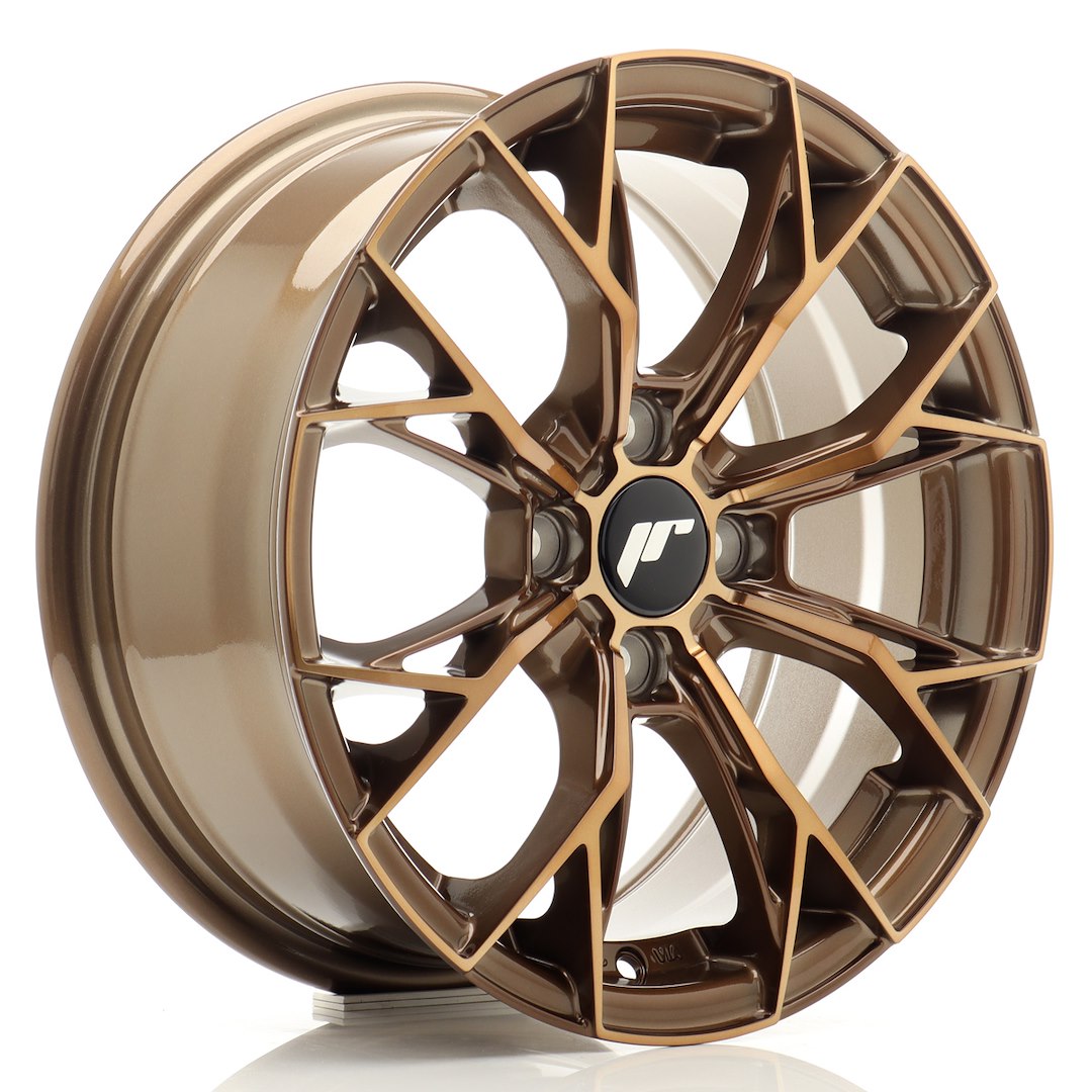 Felg JR Wheels JR49 15x6,5" Bronze – sett forfra