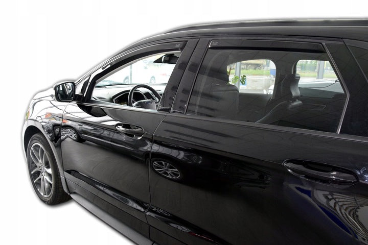 Vindavviser Ford EDGE II / sett 4 stk. (2016-2021) – PMMA Plexi - detaljer