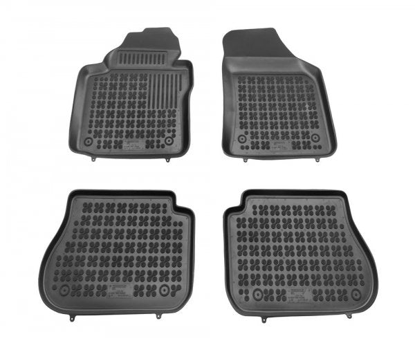 Rezaw-Plast gummimatter til VW Caddy III/IV med 30mm høykant – sett med 4 matter, svart