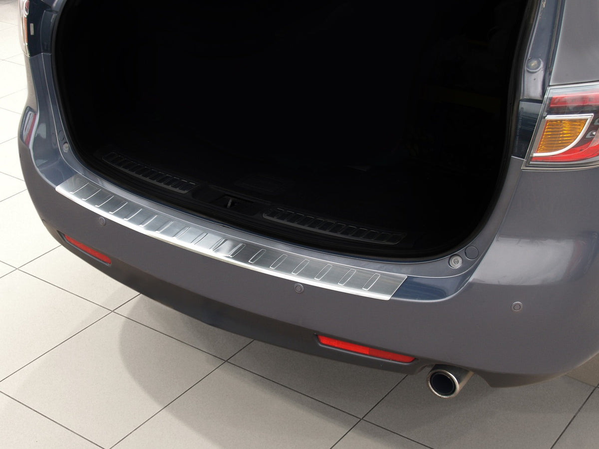 Avisa bakfangerbeskytter til Mazda 6 II (GH) Stasjonsvogn – rustfritt stål børstet