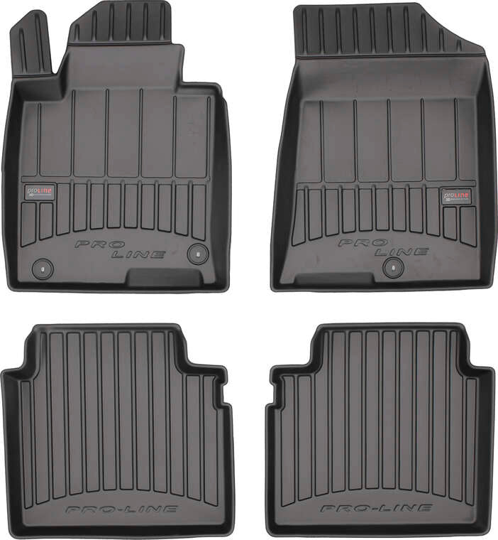 Frogum 3D Premium gulvmatter til Kia Optima IV / Optima PHEV Hybrid (2015-2020) – svart TPE med høy sidekant