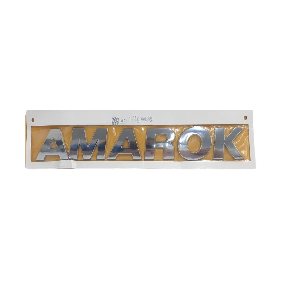 Emblem Vw Amarok VW Amarok emblem Bakluke Chrome Edition - nærbilde