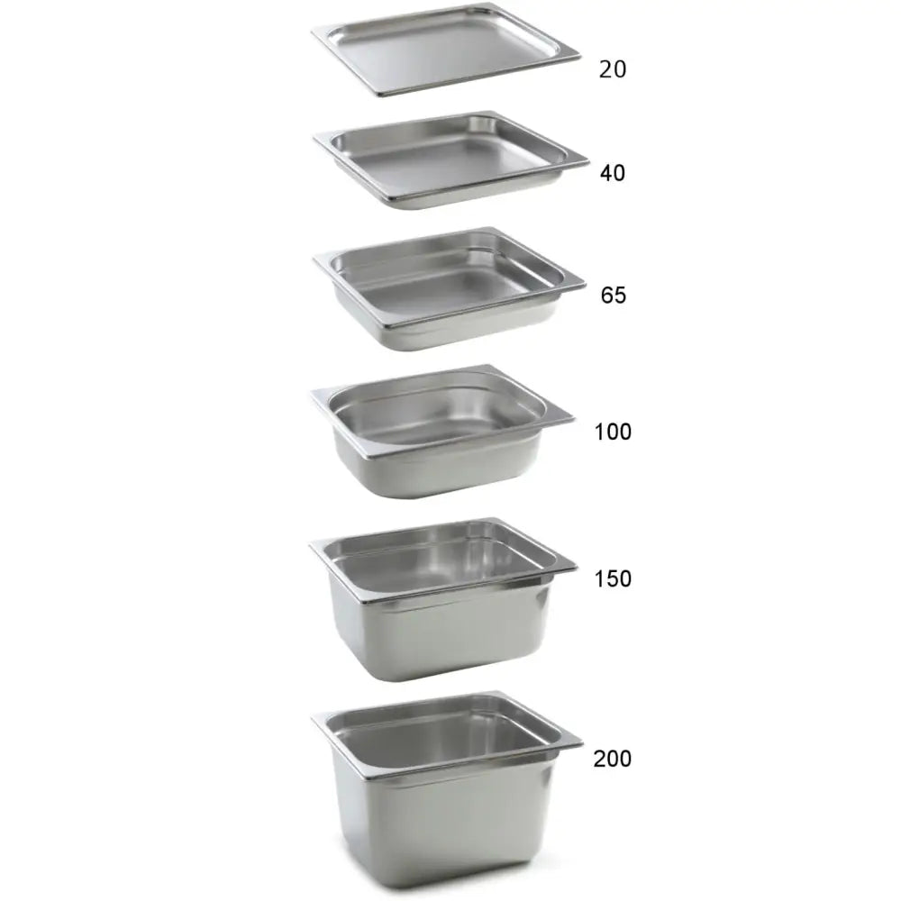 Gn Bakker Beholder 2/1 Rustfritt Stål Høyde 100 Mm