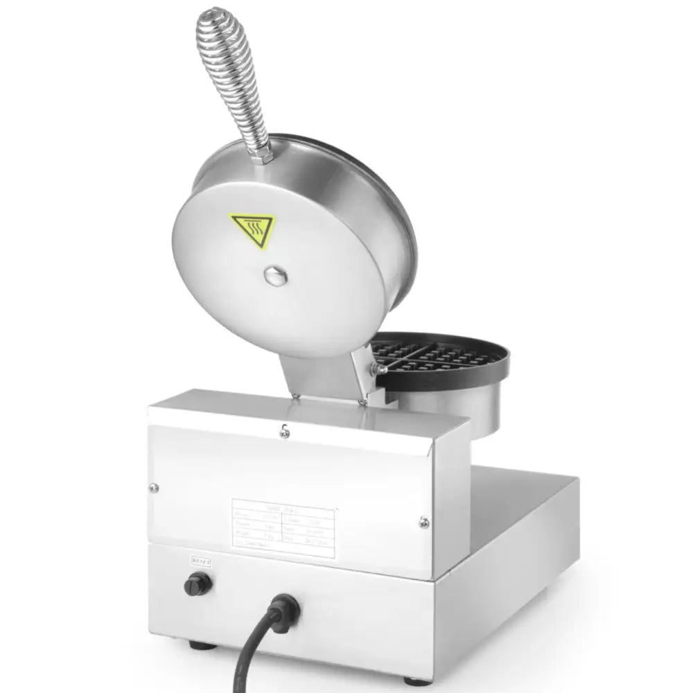 Belgiske Vafler Rund Enkel Vaffeljern Teflon ø190 Mm - Hendi 212172