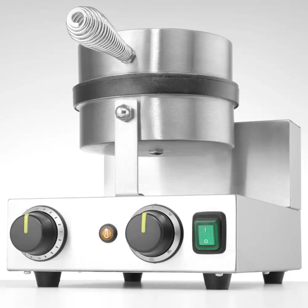 Belgiske Vafler Rund Enkel Vaffeljern Teflon ø190 Mm - Hendi 212172