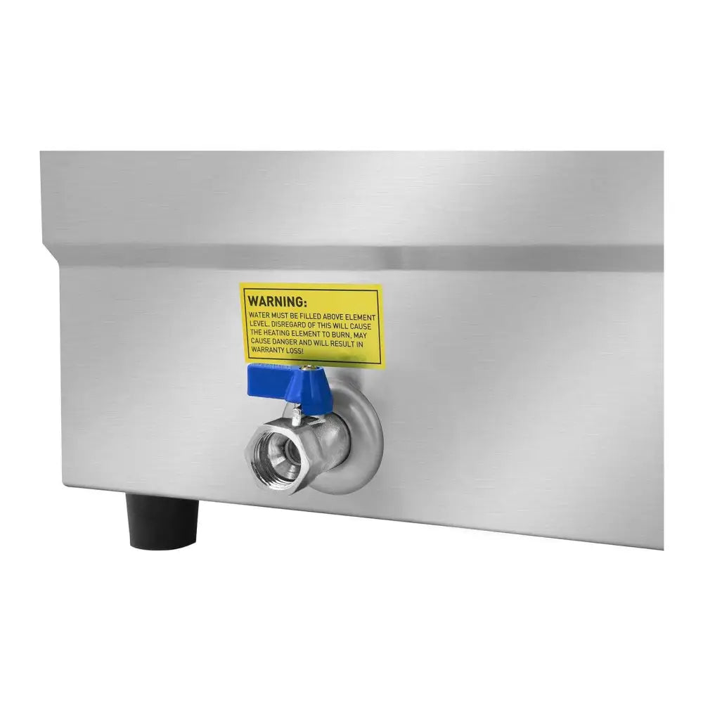 Bemar Vannoppvarmer med Kran og Glassdeksel 2200w 30l + 5x Gn1/2