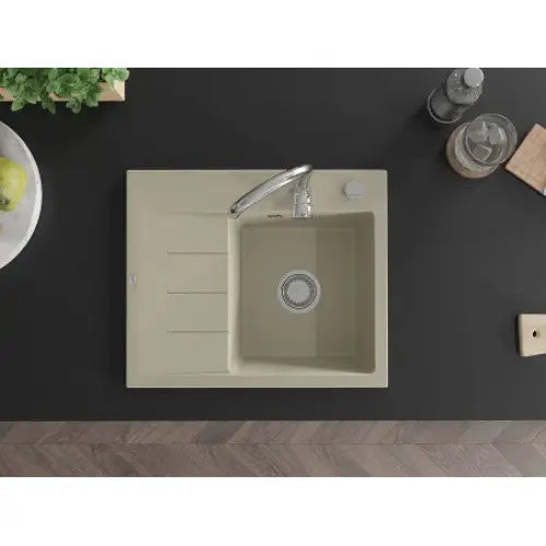 Ben Kjøkkenvask 1 Kum Høyre 600x500 Mm Beige - 6523605000-69
