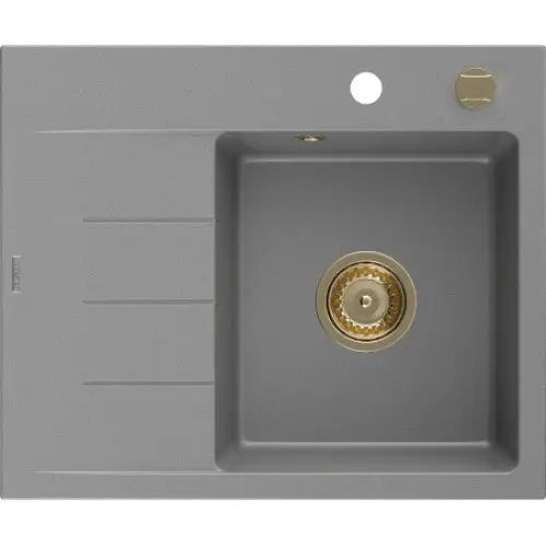 Ben Kjøkkenvask 1 Kum Høyre 600x500 Mm Grå - 6523605000-71-g