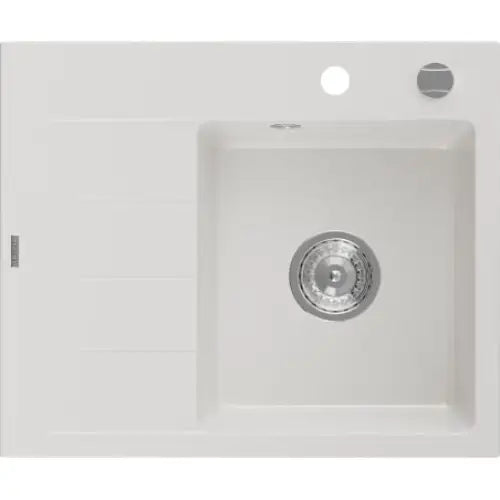 Ben Kjøkkenvask 1 Kum Høyre 600x500 Mm Hvit - 6523605000-20