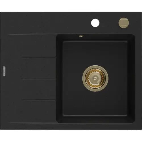 Ben Kjøkkenvask 1 Kum Høyre 600x500 Mm Svart - 6523605000-77-g