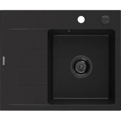Ben Kjøkkenvask 1 Kum Høyre 600x500 Mm Svart 6523605000-77-b