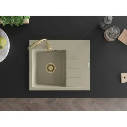 Ben Kjøkkenvask 1 Kum Venstre 600x500 Mm Beige - 6522605000-69-g