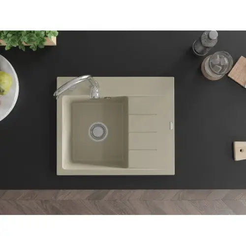 Ben Kjøkkenvask 1 Kum Venstre 600x500 Mm Beige - 6522605000-69