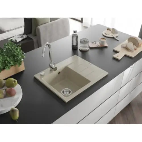 Ben Kjøkkenvask 1 Kum Venstre 600x500 Mm Beige - 6522605000-69