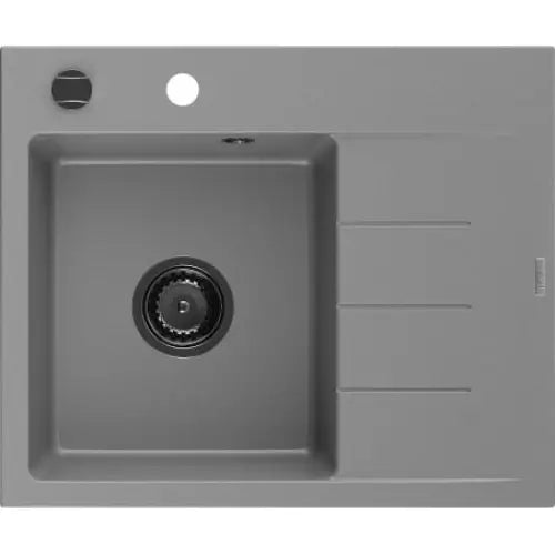 Ben Kjøkkenvask 1 Kum Venstre 600x500 Mm Grå 6522605000-71-b