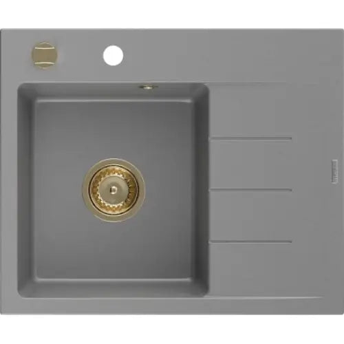 Ben Kjøkkenvask 1 Kum Venstre 600x500 Mm Grå - 6522605000-71-g