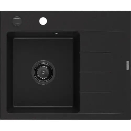 Ben Kjøkkenvask 1 Kum Venstre 600x500 Mm Svart 6522605000-77-b