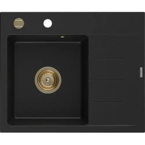 Ben Kjøkkenvask 1 Kum Venstre 600x500 Mm Svart - 6522605000-77-g