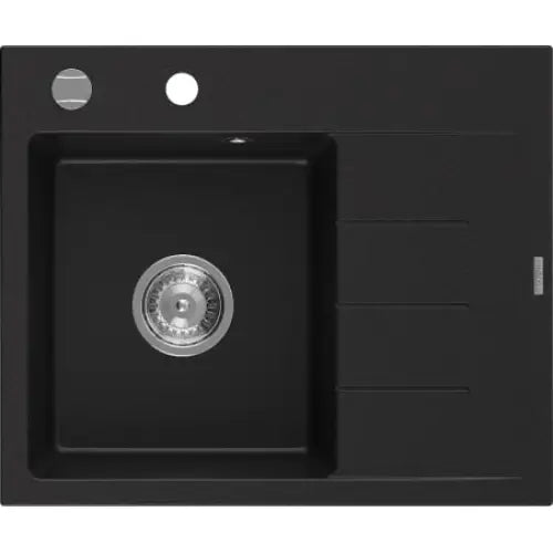 Ben Kjøkkenvask 1 Kum Venstre 600x500 Mm Svart - 6522605000-77