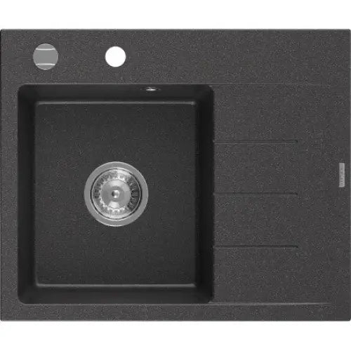 Ben Kjøkkenvask 1 Kum Venstre 600x500 Mm Svart/grå - 6522605000-76