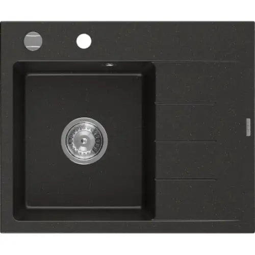 Ben Kjøkkenvask 1 Kum Venstre 600x500 Mm Svart/gull - 6522605000-75